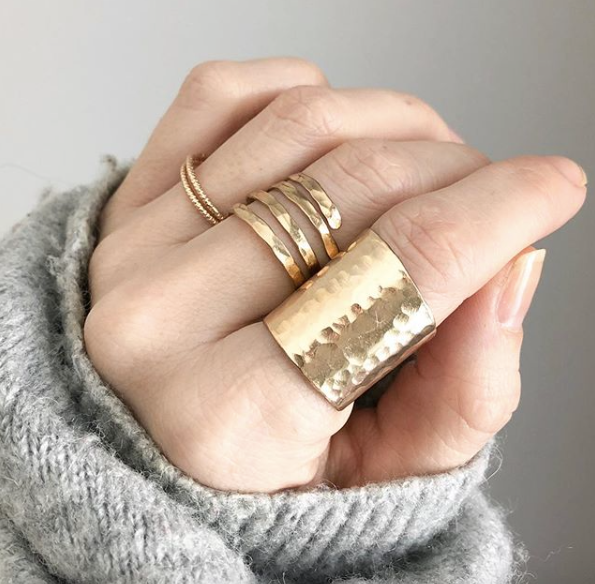 Stacking texture rings