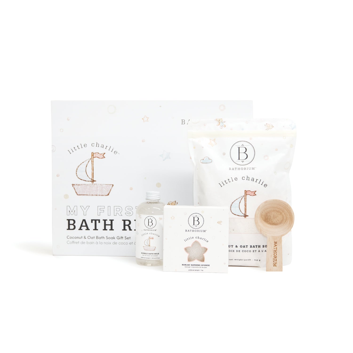 NEW Little Charlie My First Bath Ritual Gift Set