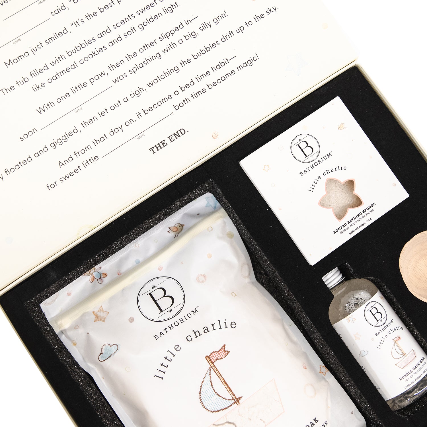 NEW Little Charlie My First Bath Ritual Gift Set