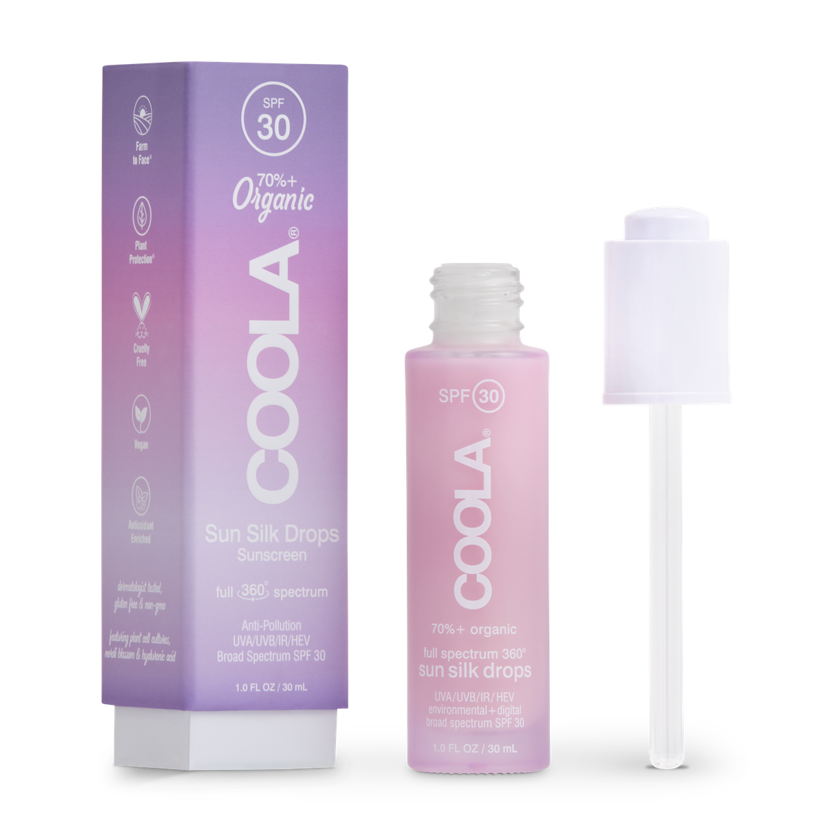 Coola Full Spectrum 360 Sun Silk Drops Sunscreen SPF 30